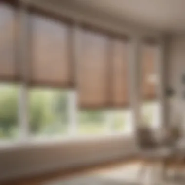 Variety of Roll-Up Blinds Designs Variety of roll-up blinds showcasing different designs