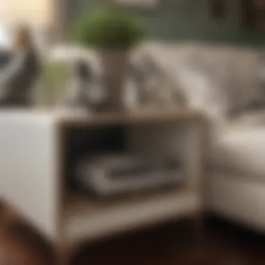 Creative Decor: Transform Your Side Table Small side table with creative decorative elements