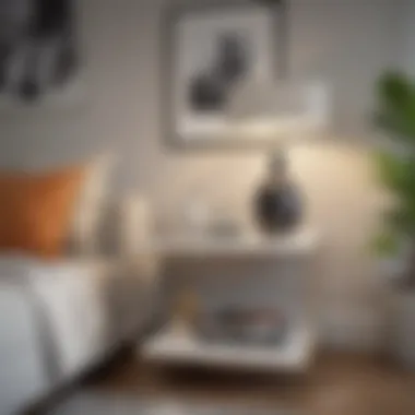 Elevate Your Space with This Elegant Side Table Elegant small side table in a modern living room setting