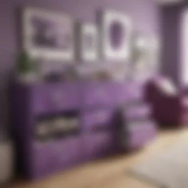 Stylish Storage Solutions for an Organized Home Stylish purple storage solutions for organized spaces