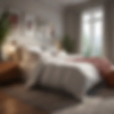 Discover the Latest Trends in Pillow Design Trendy thick pillow designs in a modern bedroom