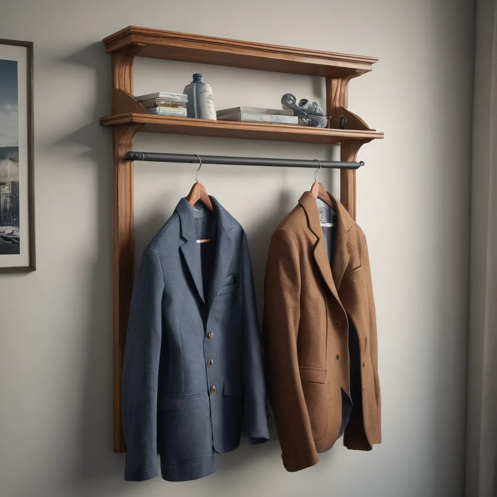 Job Jacket Rack Functional and Stylish Wall-Mounted Jacket Racks